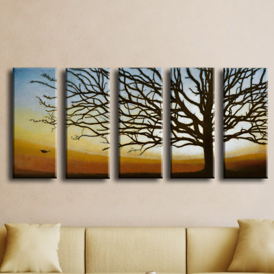 « the last leaf », ensemble de 5 reproductions d’art sur toiles