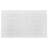 Durante White and Chrome U-Shaped Base Rectangular Coffee Table