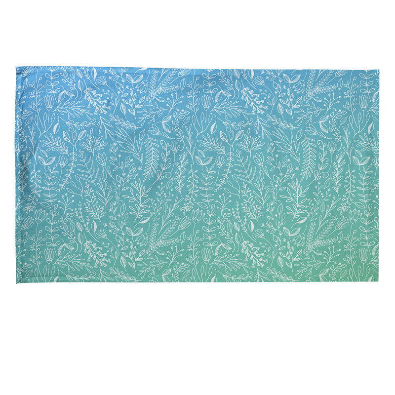 Torchon Mcguigan Ditsy, Menthe, Polyester sergé