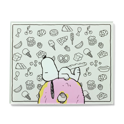 Grande planche de préparation Lenox Chef Snoopy