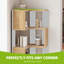 160cm H x 60cm W Corner Bookcase