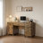 Cvijan 59" Executive Desk with Drawers & Filing Cabinet, Large Storage Cabinet , Wood Home Office Desk