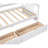 White Twin Daybed With Functional Drawers - Enhances Your Bedroom Solid Wood Two Improves Efficiency-696041319