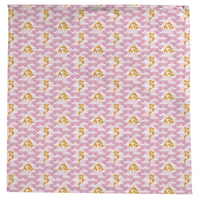Leffel Koi Fish Waves Pattern Tablecloth