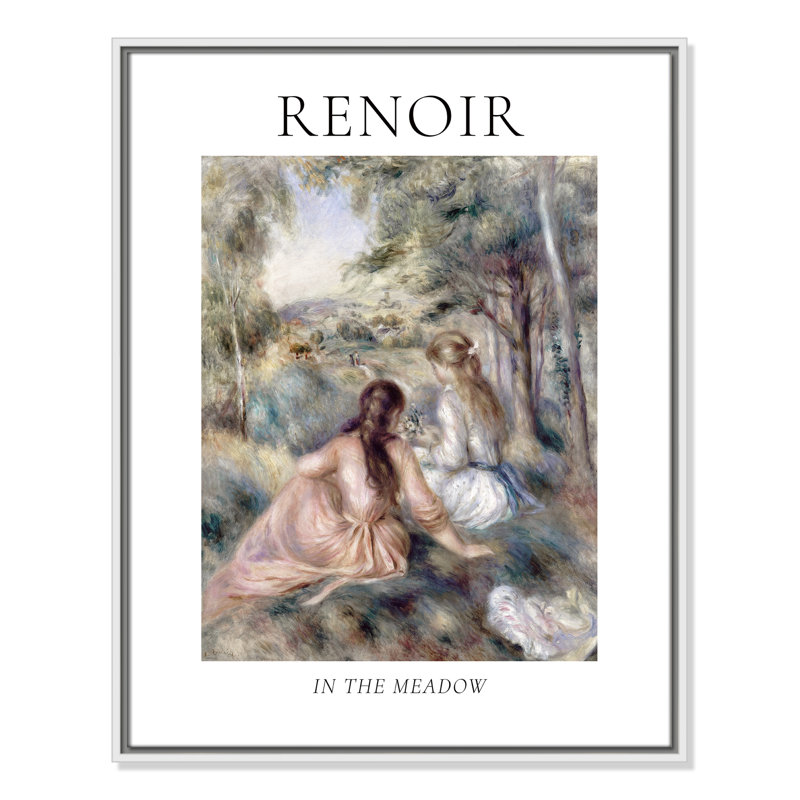 Collection «Old the prairie» par Auguste Renoir, Cadre flottant blanc, Non, H 29,5 po x l 23,5 po x P 2 po