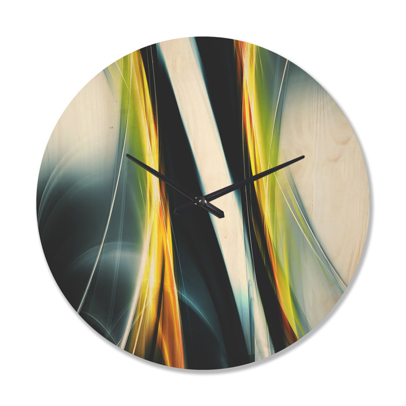 Horloge murale Fractal Lines, Grand