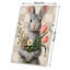 Drapeau gris à motif de lapin, pour l'intérieur et l'extérieur, 70 x 47