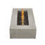 Geneva Rectangle Concrete Propane Fire Pit Table by Jensen Co.-1107158373-1187490837