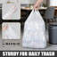 Petits sacs à ordures 4 gallons, 100 sacs - Sacs à ordures durables et résistants aux fuites pour les poubelles de bureau, de chambre à coucher, de salle de bain et de cuisine, translucides et perforés pour une utilisation facile
