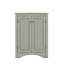 Armoire d'angle triangulaire avec tablettes réglables et portes chics-1696058406