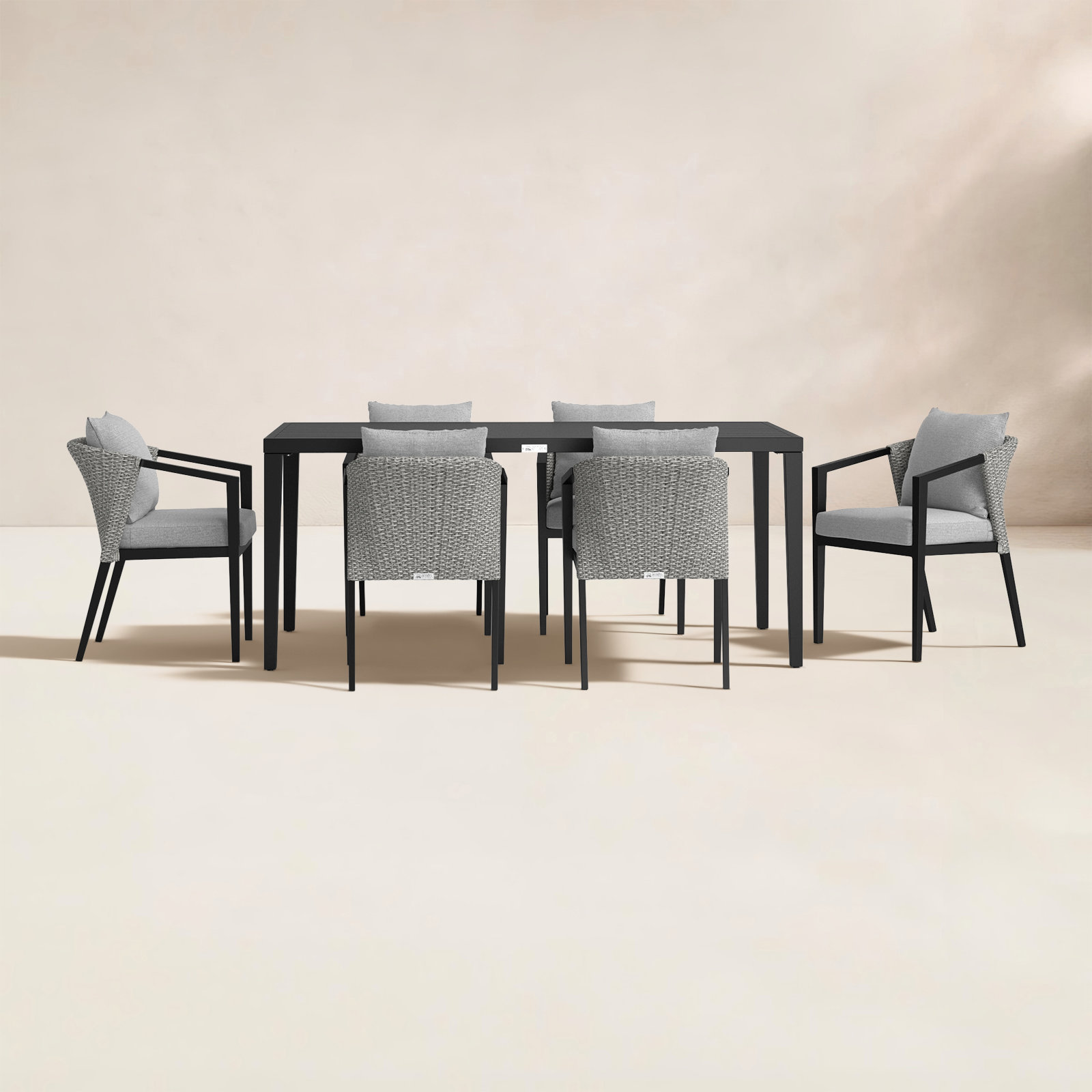 Abalone 70" Patio Dining Set