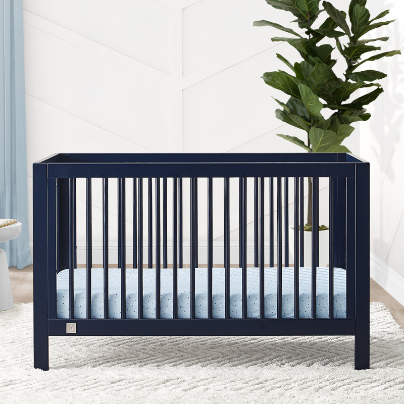 Charlie 5-in-1 Convertible Crib, Navy