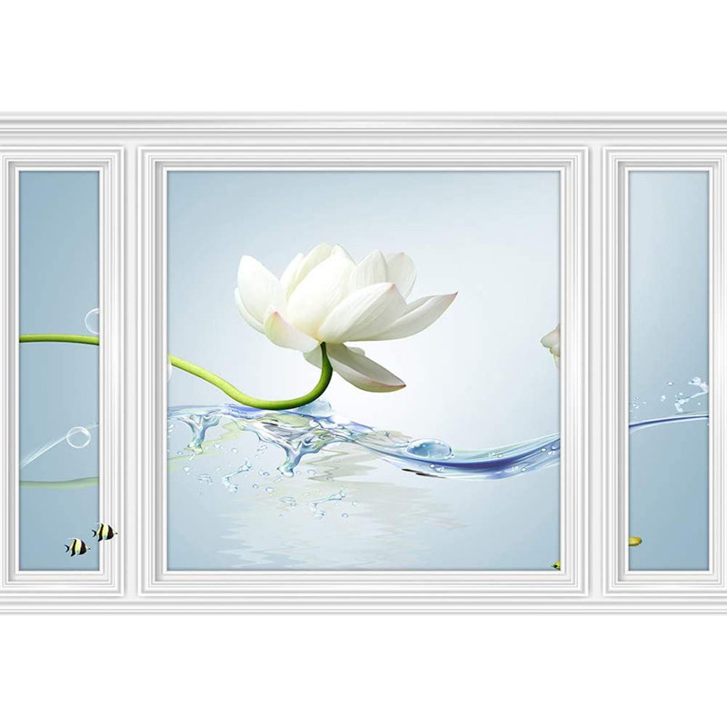Peel & Stick Floral Border, 100" L x 144" W