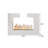 59.06"White Modern Simulated Flame Electric Fireplace Humidifier-118508730-118508732