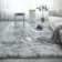 Rectangle Antonije Machine Made Shag Polyester Area Rug in Grey