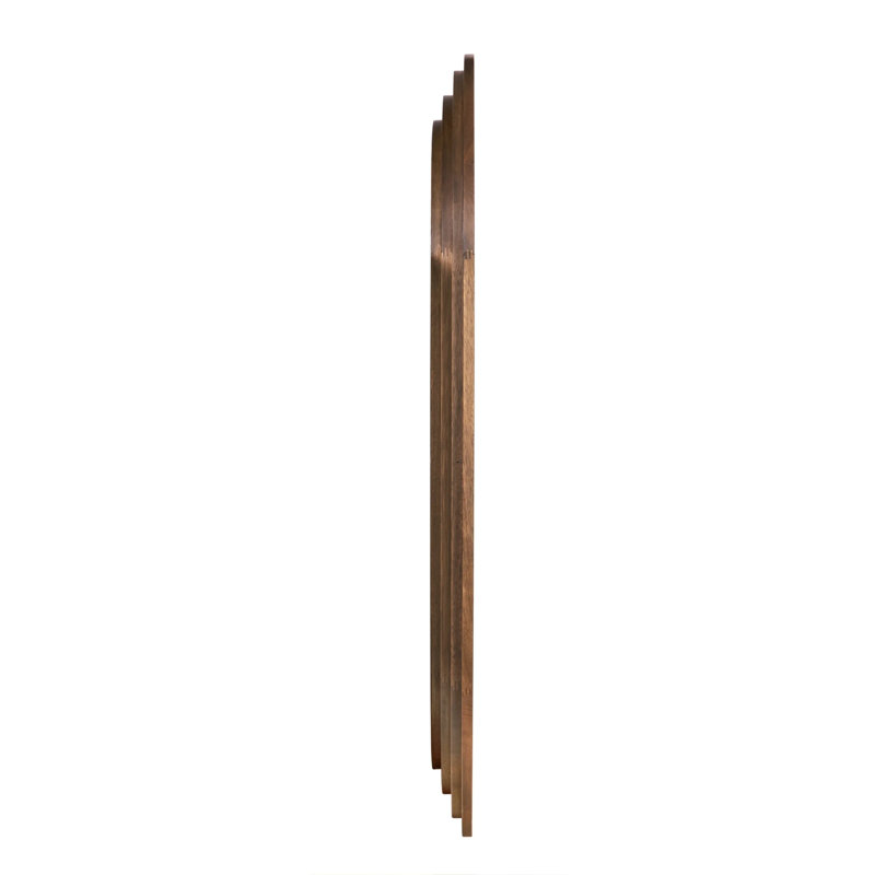New Fuss Oval Solid Wood Wall Mirror