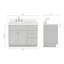 Ensemble de meuble-lavabo simple 43 po Abell-94350787