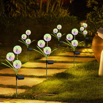 Green Low Voltage Solar Powered Integrated LED Pathway Light Pack