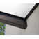 Palram - Canopia Sophia 3' 1" D Acrylic Mist/Gray Stationary Slope Door and Window Awning
