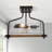 Vendramin Glass Semi Flush Mount