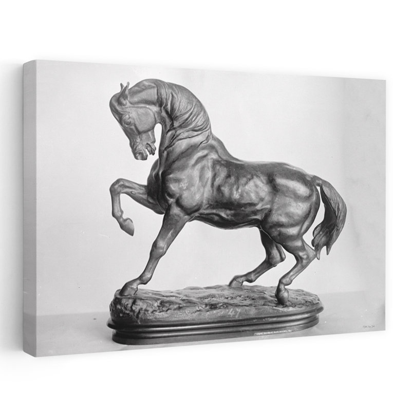 Statue romaine de cheval 2, art contemporain d'architecture cheval, H 16 po x l 24 po