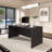Executive Desk With Two File Cabinets-1412142783