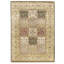 Hand Knotted Wool Area Rug in Multi And Gold