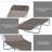 Outsunny Folding Chaise Lounge Chair, Pool Sun Tanning Chair, Outdoor Lounge Chair With 5-Position Reclining Back, Breathable Mesh Seat, Headrest For Beach, Yard, Patio, Brown-678533411-678533469