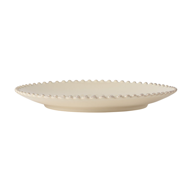 Pearl Dinner Plate, Cream