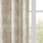 Victorio Ivory Printed Jacquard Grommet Top Total Blackout Single 50x95" Curtain Panel-1251219723-1251219725