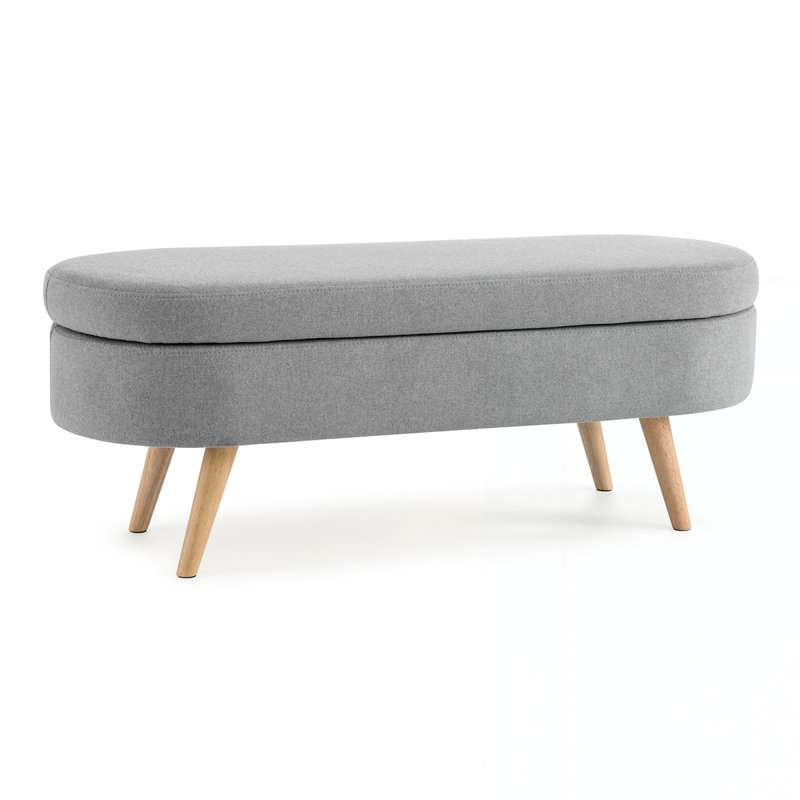 Ottoman Oval Storage Bench