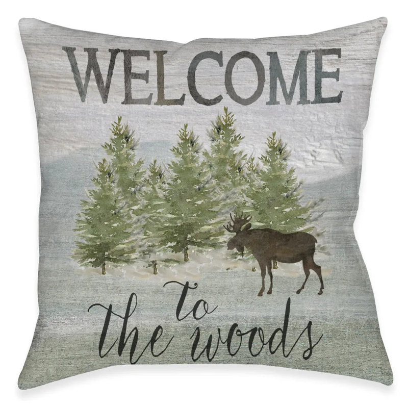 Coussin décoratif Welcome To The Woods