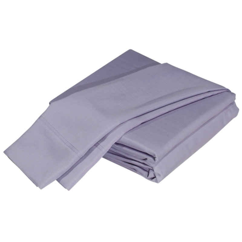 Ensemble de draps 4 pièces Deluxe Deluxe 100% rayonne de bambou, Ensemble de draps pour très grand lit, Mauve clair