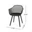 Chaise coquelicot (ensemble de 2)