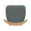 Ensemble de 2 chaises rétro en bois d'hévéa avec dossier ergonomique et coussins moelleux-32263214-32263215