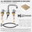 Widespread 2-handle Bathroom Faucet with Drain Assembly-47353800