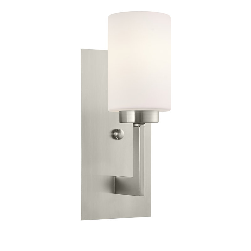 Cogswell Armed Sconce, Brushed Nickel