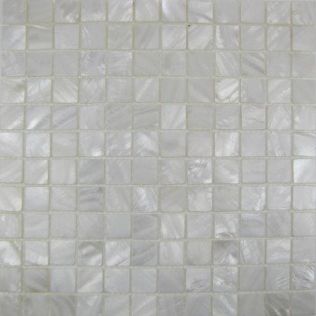SeaTile 1" x 1" Seashell Grid Mosaic Wall & Floor Tile