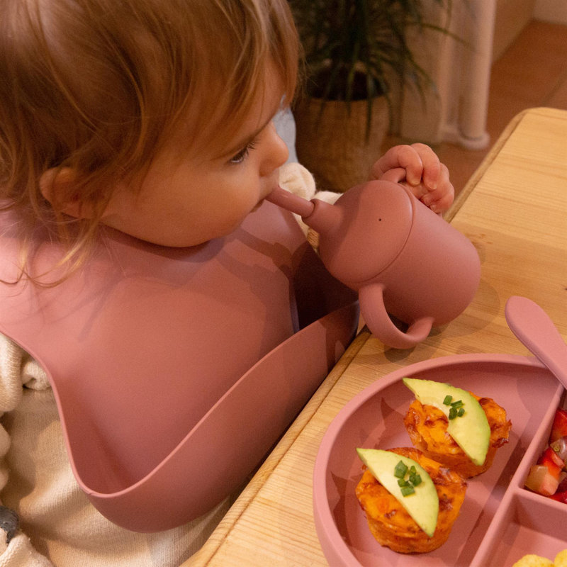 Solid Colour Bib Apron, Pink