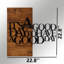 Décoration murale en bois