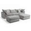 Canapé modulaire en U rembourré 158 po-56457380