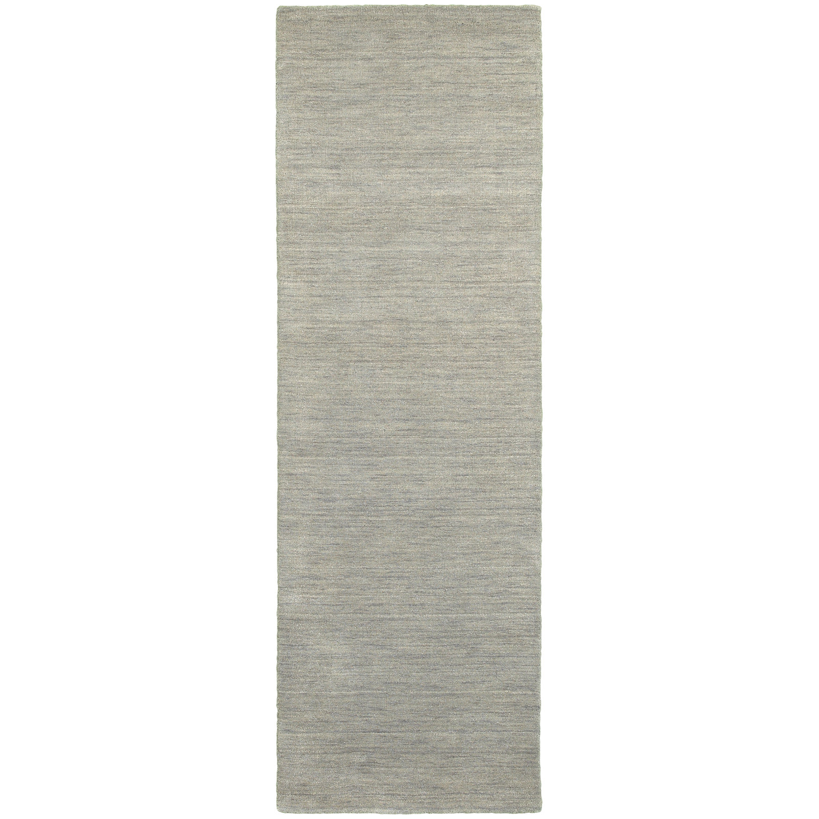 Nala Gray Hand-Tufted Wool Rug, Runner 2'6" x 8'