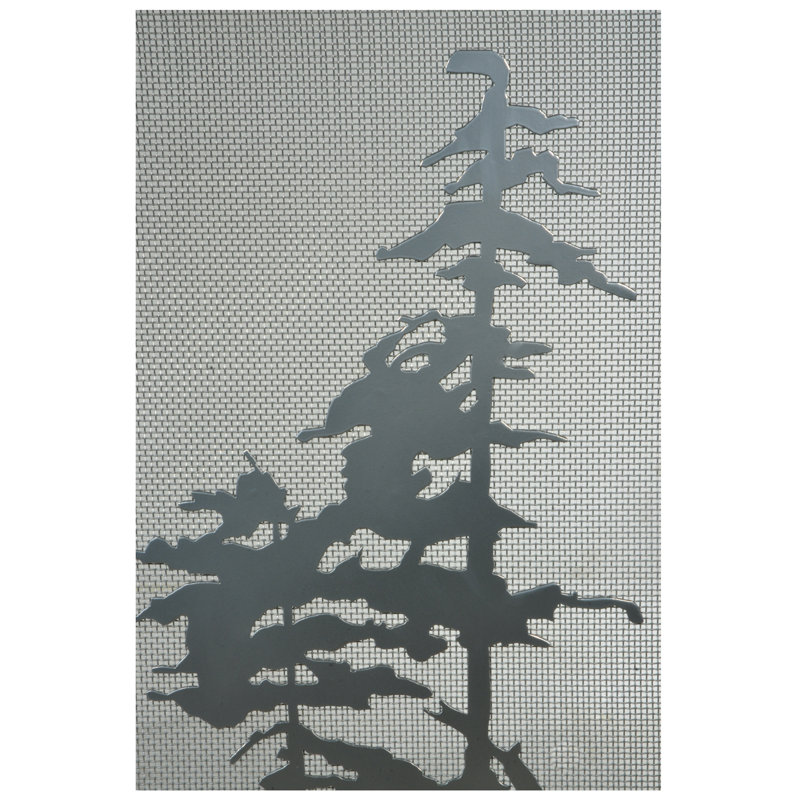 Tall 3 Panel Fireplace Screen
