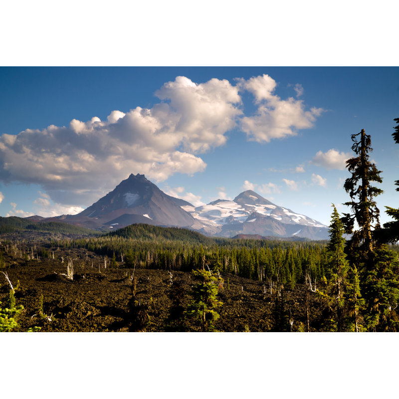 Mckenzie Pass Three Sister par Chrisboswell - photographie sur toile tendue, L 12 po x H 8 po
