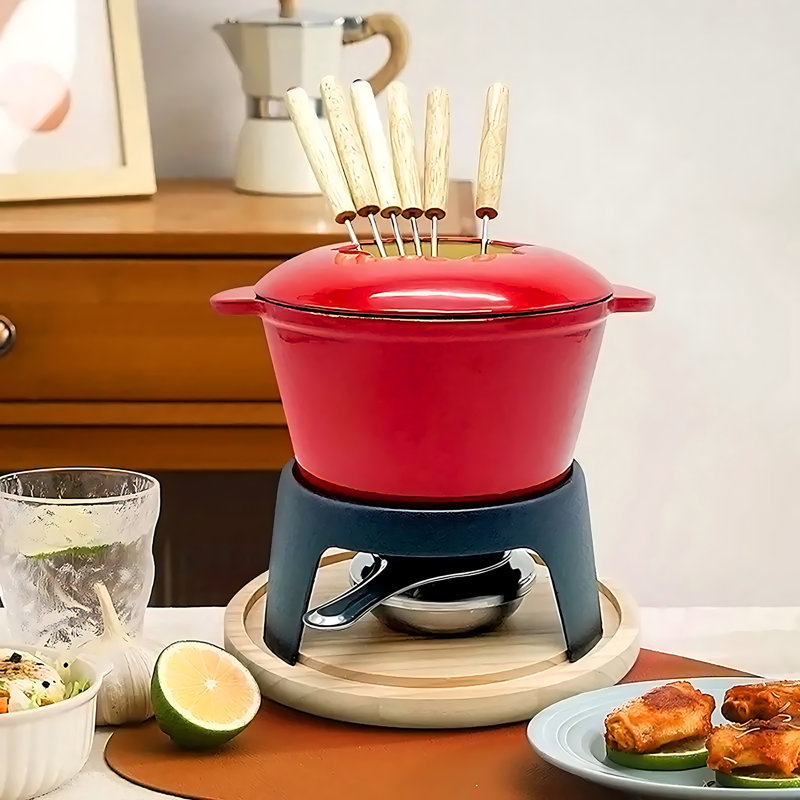 Breeins 2L Cast Iron Stock Pot
