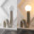Katya 18" Scandinavian Minimalist Ceramic Spiral Tube LED Table Lamp-2021905174
