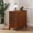 End Table with 3 Drawers, Charging Station and 4 Open Shelves – Tall Side Table for Bedroom and Corner