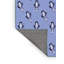Tapis bleu rectangulaire tissé à la machine 3 pi x 5 pi