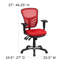 Mid-Back Mesh Multifunction Executive Swivel Ergonomic Office Chair with Adjustable Arms-63480815