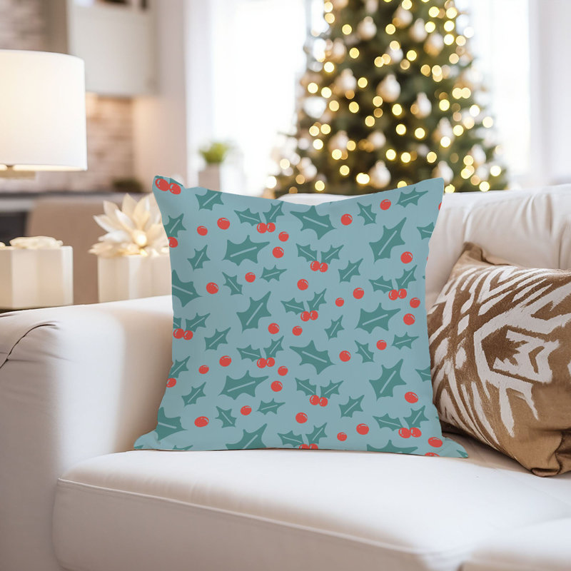 Holiday Christmas Pattern I Modern, 16"H x 16"W